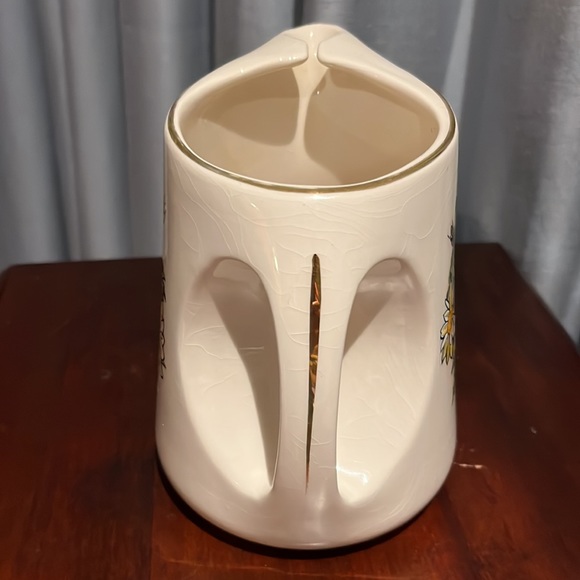 Wade pdm Liquor Pitcher with ice lip daisies & wheat? decal over Beefeater logo - Picture 5 of 9